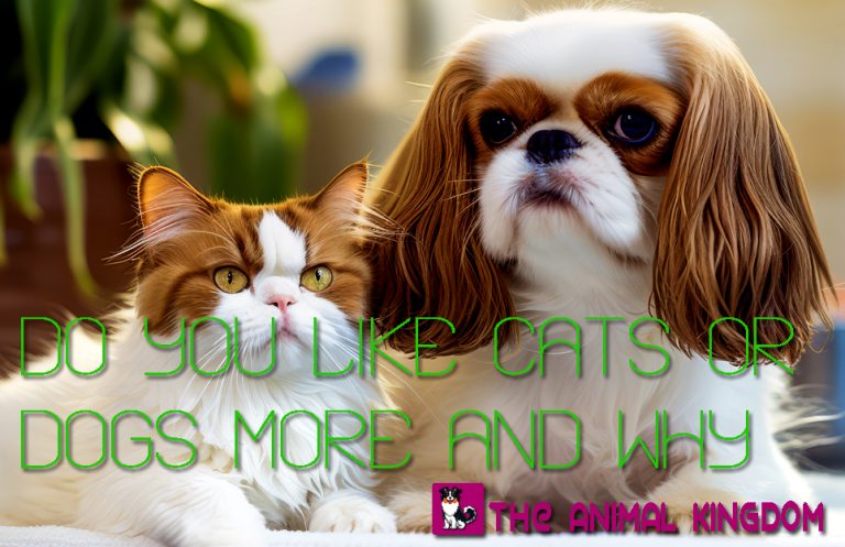 Do you like cats or dogs more and why